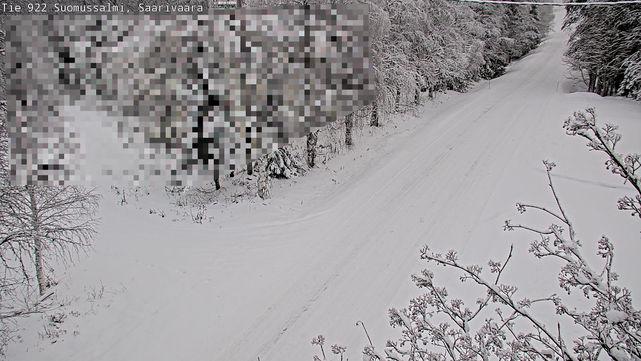 Weather Camera Image Road 950 843 Suomussalmi, Saarivaara, Suomussalmi, Kainuu