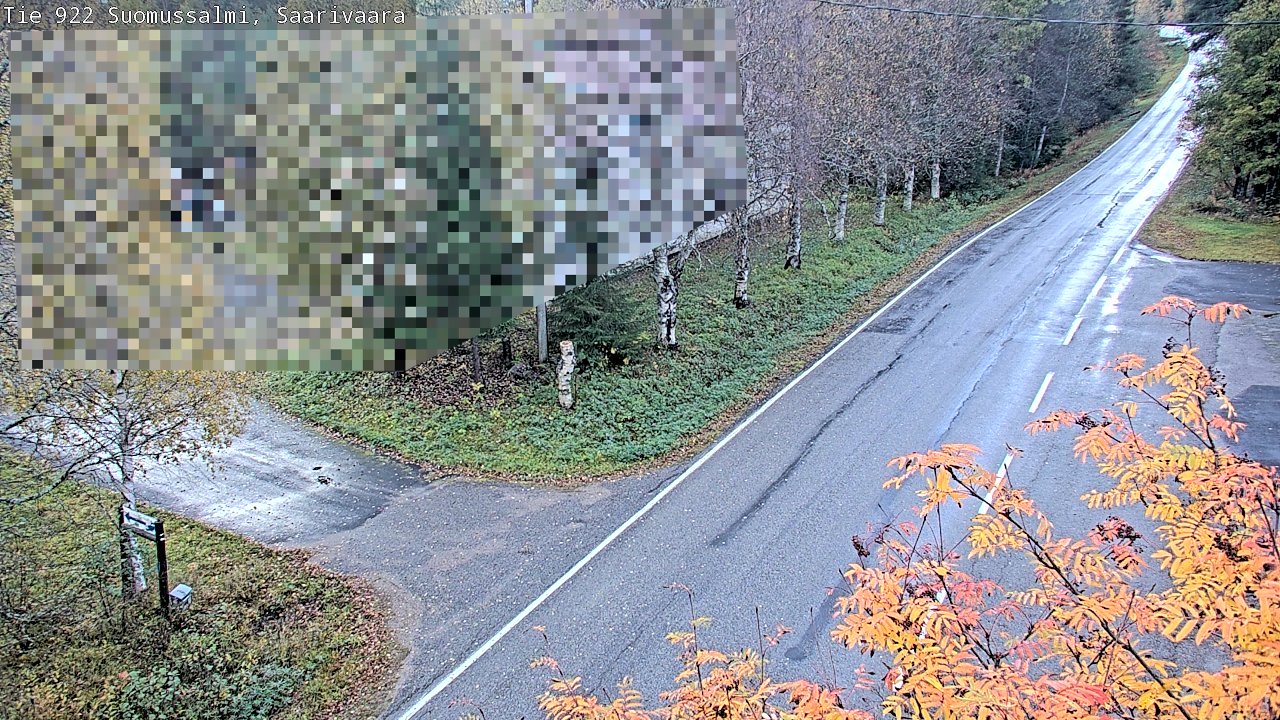 Weather Camera Image Road 950 843 Suomussalmi, Saarivaara, Suomussalmi, Kainuu