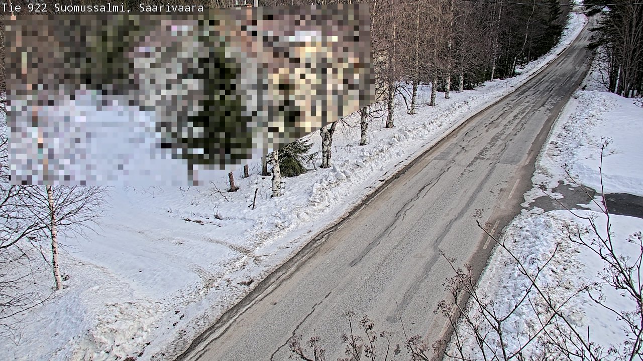 Weather Camera Image Road 950 843 Suomussalmi, Saarivaara, Suomussalmi, Kainuu