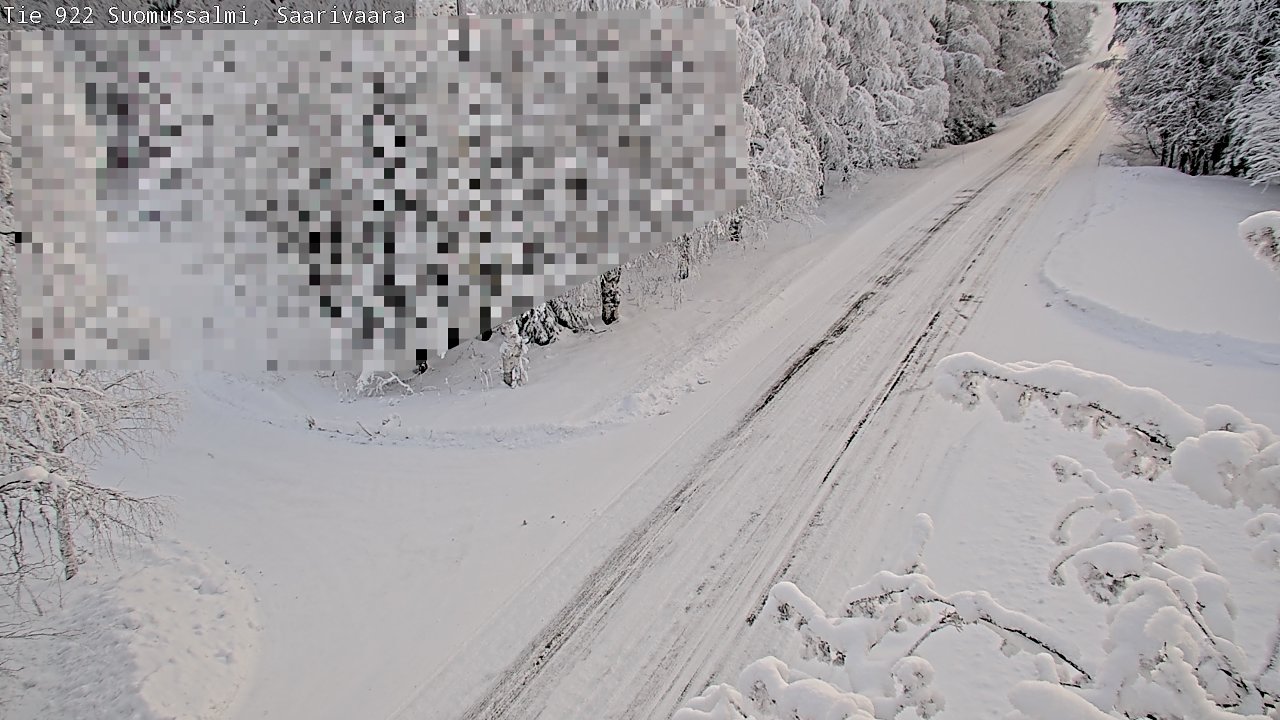 Weather Camera Image Road 950 843 Suomussalmi, Saarivaara, Suomussalmi, Kainuu