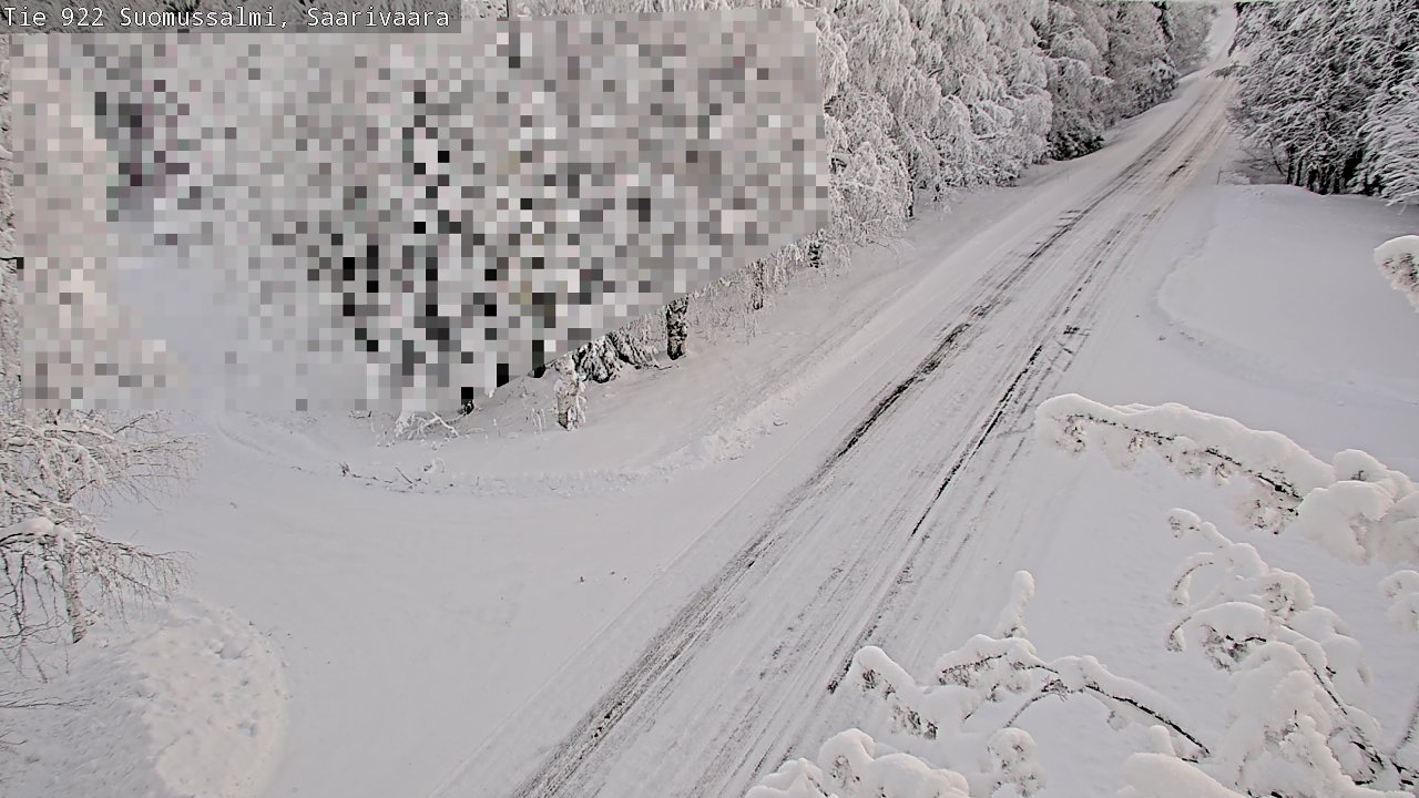 Weather Camera Image Road 950 843 Suomussalmi, Saarivaara, Suomussalmi, Kainuu