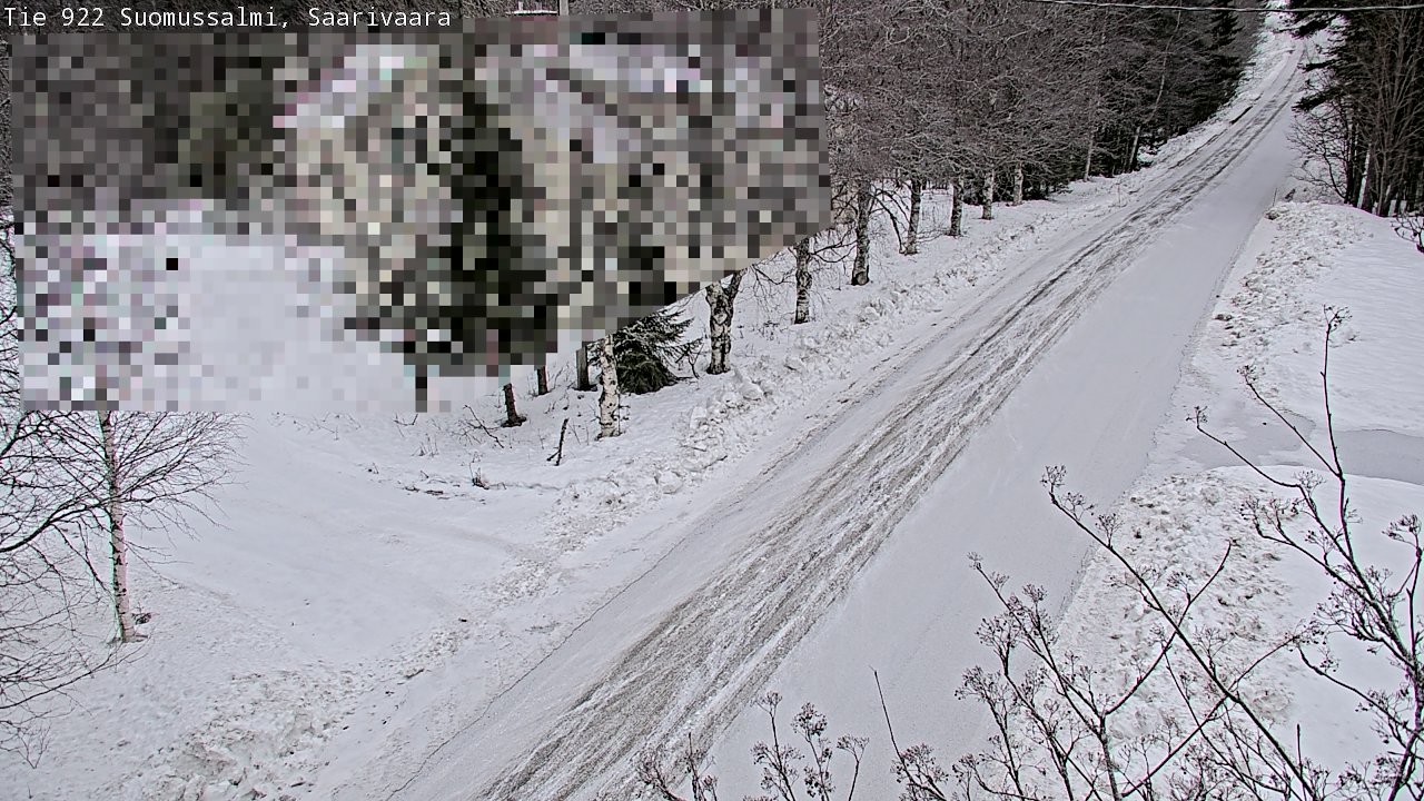 Kelikamerat Kuva Tie 843 Suomussalmi, Saarivaara, Suomussalmi, Kainuu