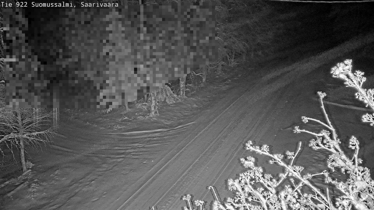 Weather Camera Image Road 950 843 Suomussalmi, Saarivaara, Suomussalmi, Kainuu