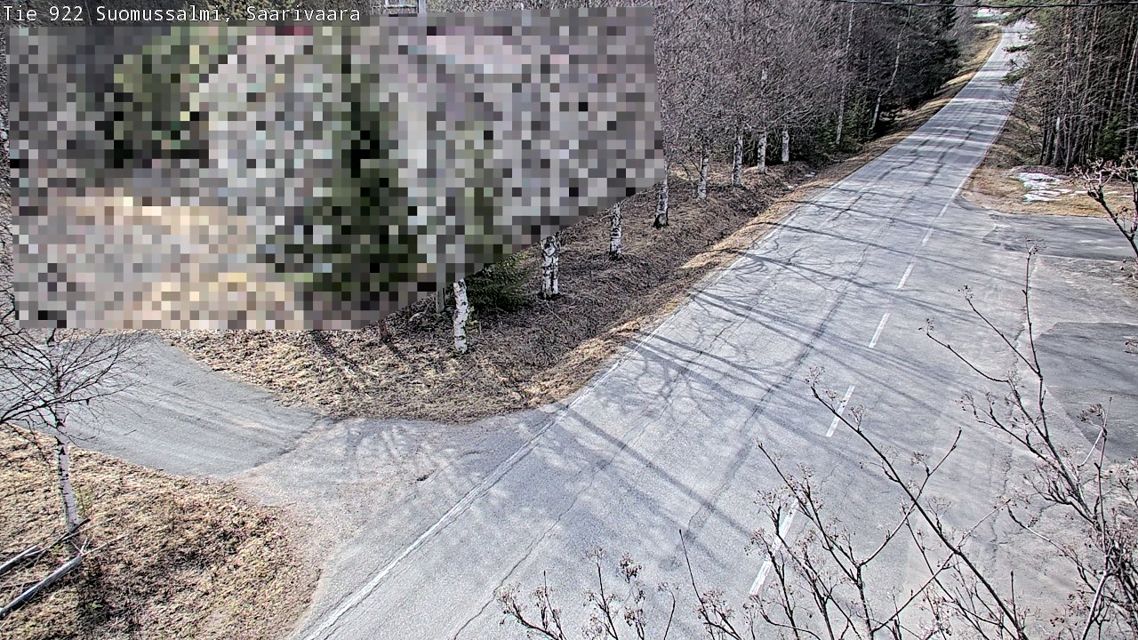 Weather Camera Image Road 950 843 Suomussalmi, Saarivaara, Suomussalmi, Kainuu