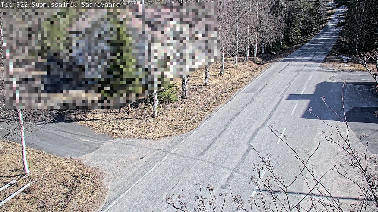 Weather Camera Image Road 950 843 Suomussalmi, Saarivaara, Suomussalmi, Kainuu