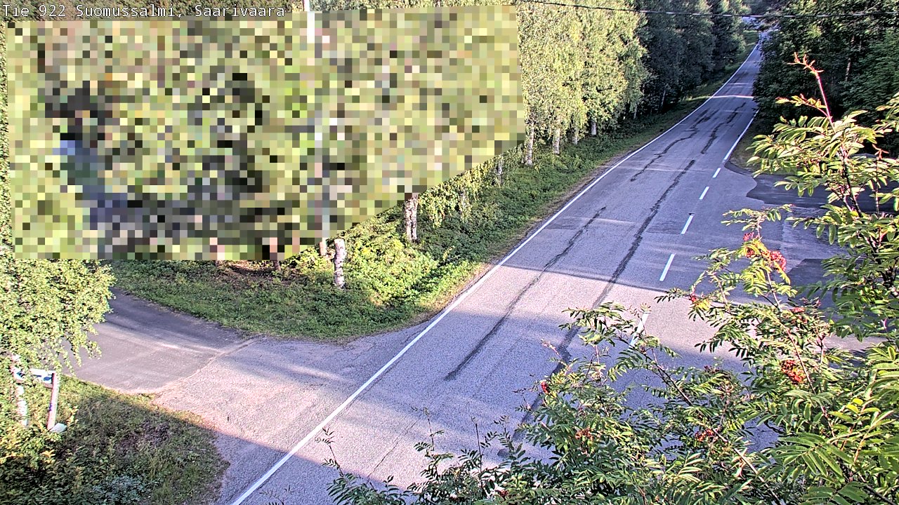 Kelikamerat Kuva Tie 843 Suomussalmi, Saarivaara, Suomussalmi, Kainuu