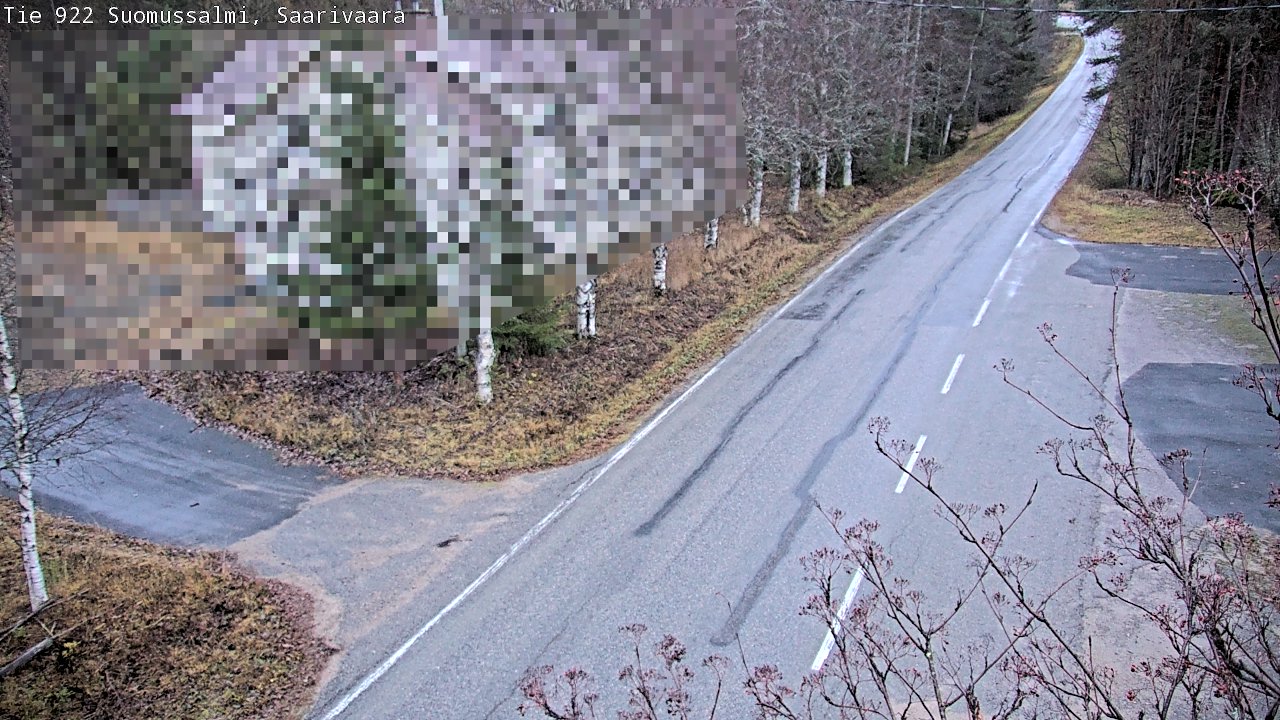 Kelikamerat Kuva Tie 843 Suomussalmi, Saarivaara, Suomussalmi, Kainuu