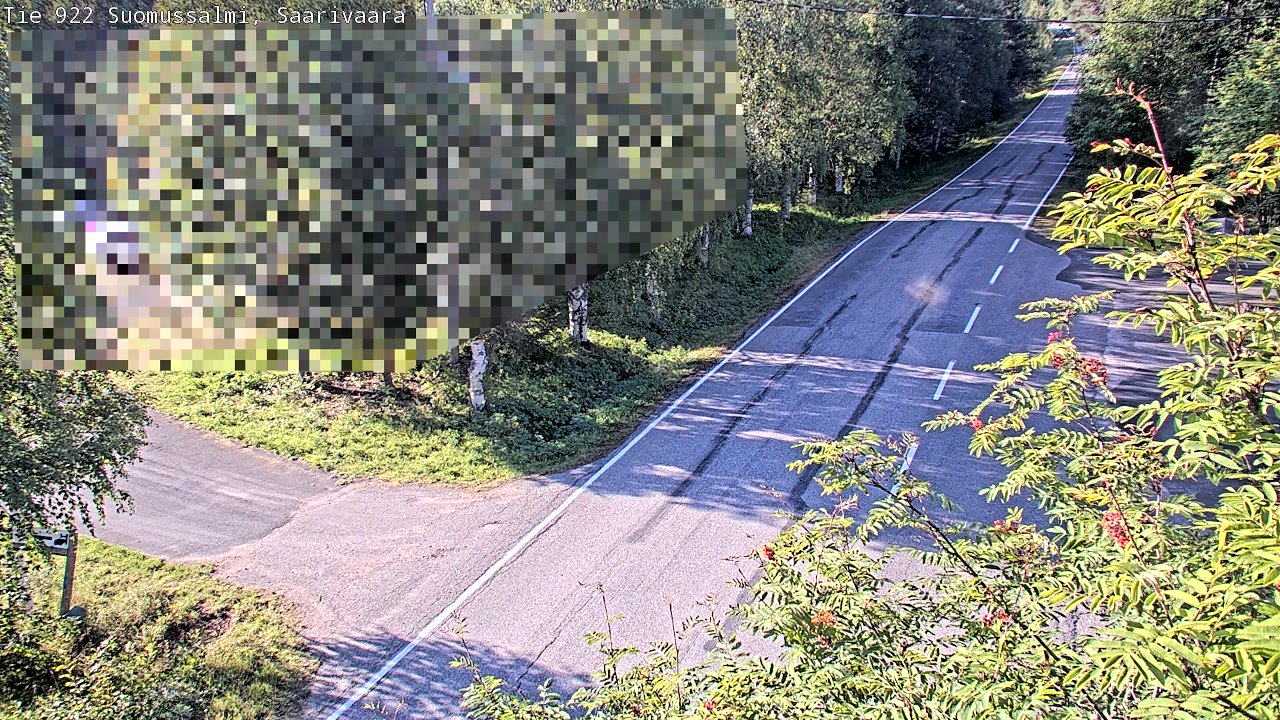 Weather Camera Image Road 950 843 Suomussalmi, Saarivaara, Suomussalmi, Kainuu
