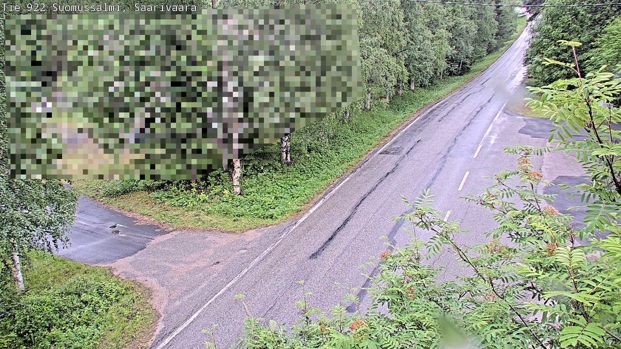 Weather Camera Image Road 950 843 Suomussalmi, Saarivaara, Suomussalmi, Kainuu