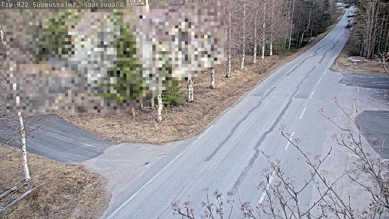 Weather Camera Image Road 950 843 Suomussalmi, Saarivaara, Suomussalmi, Kainuu