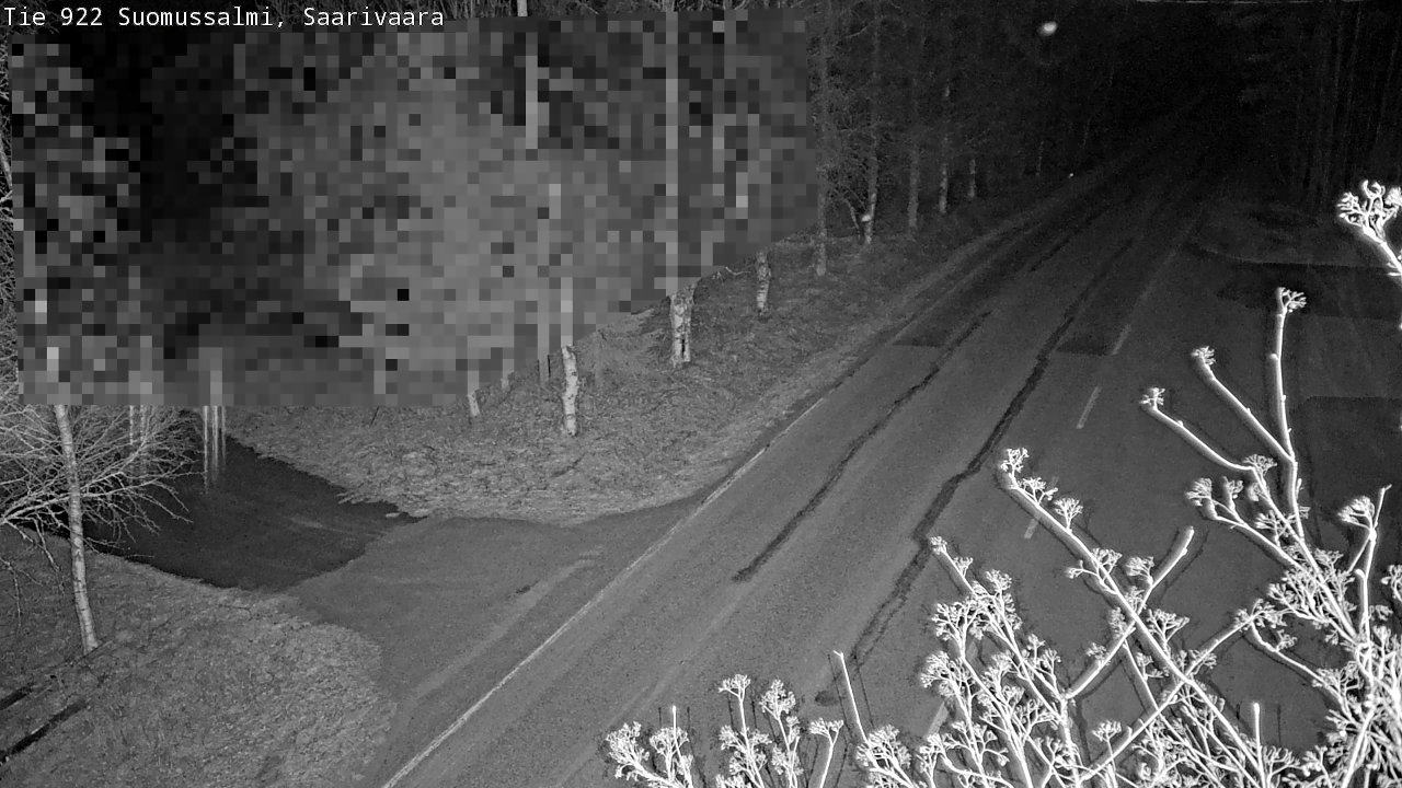 Weather Camera Image Road 950 843 Suomussalmi, Saarivaara, Suomussalmi, Kainuu