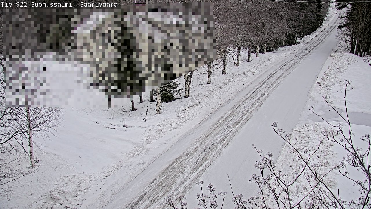 Kelikamerat Kuva Tie 843 Suomussalmi, Saarivaara, Suomussalmi, Kainuu