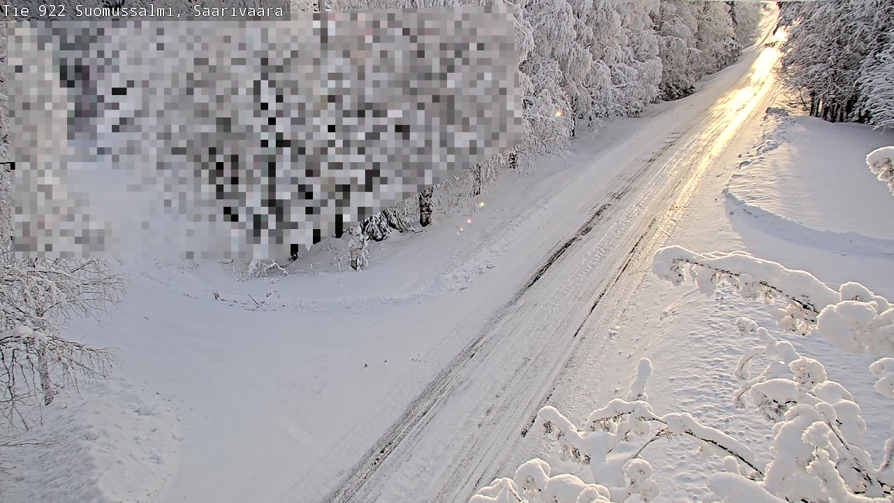 Weather Camera Image Road 950 843 Suomussalmi, Saarivaara, Suomussalmi, Kainuu