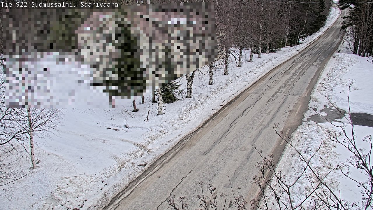 Weather Camera Image Road 950 843 Suomussalmi, Saarivaara, Suomussalmi, Kainuu