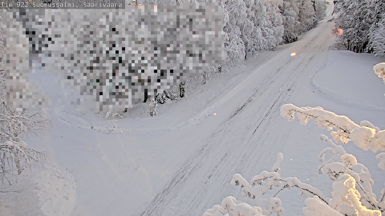 Kelikamerat Kuva Tie 843 Suomussalmi, Saarivaara, Suomussalmi, Kainuu