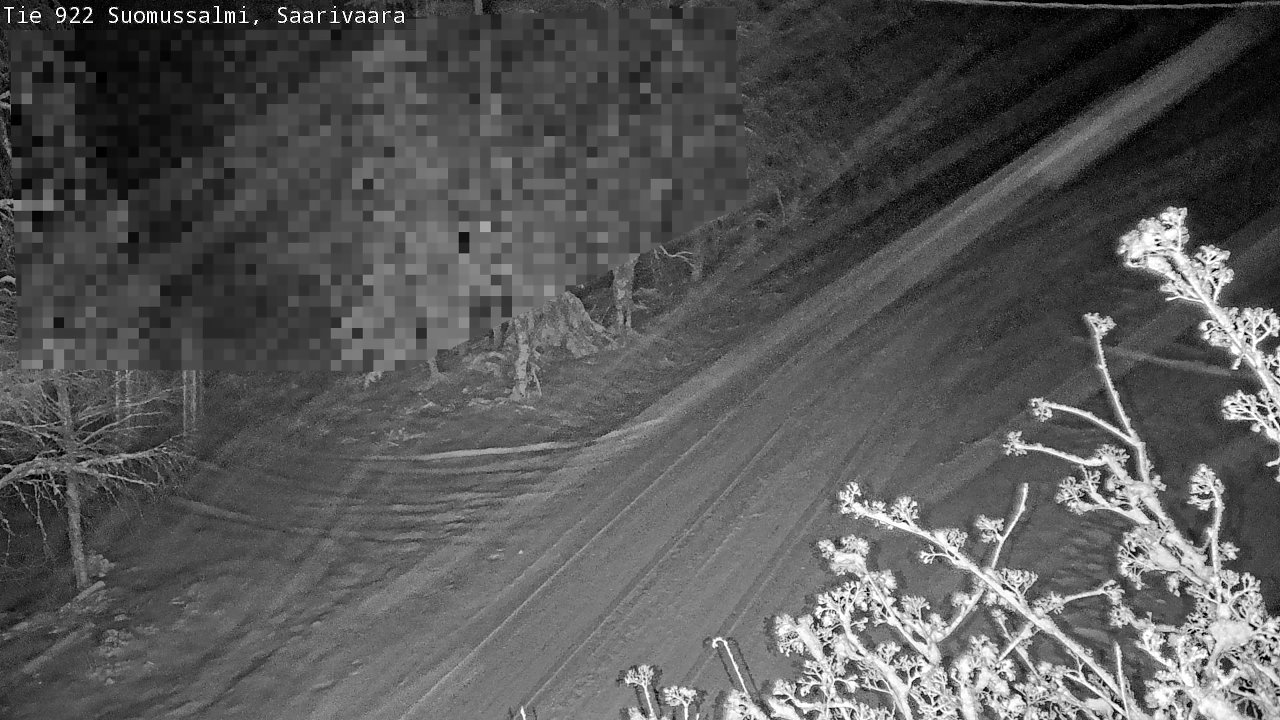 Weather Camera Image Road 950 843 Suomussalmi, Saarivaara, Suomussalmi, Kainuu