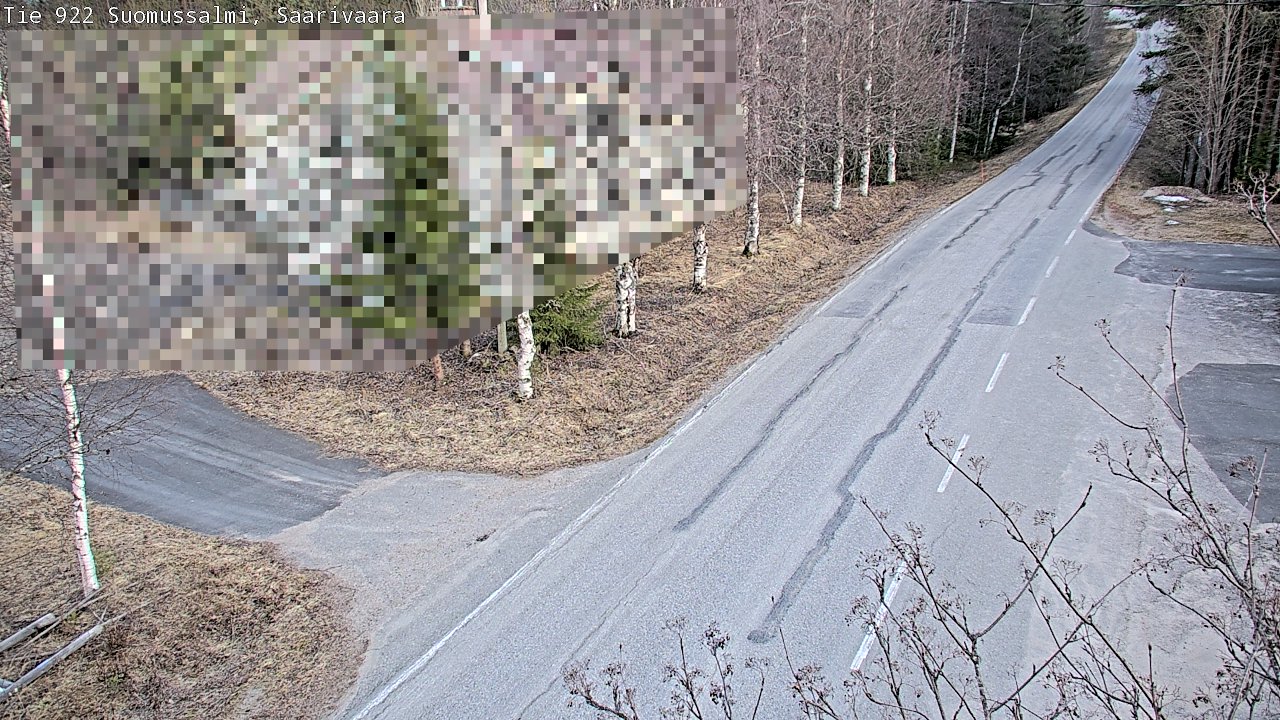 Weather Camera Image Road 950 843 Suomussalmi, Saarivaara, Suomussalmi, Kainuu
