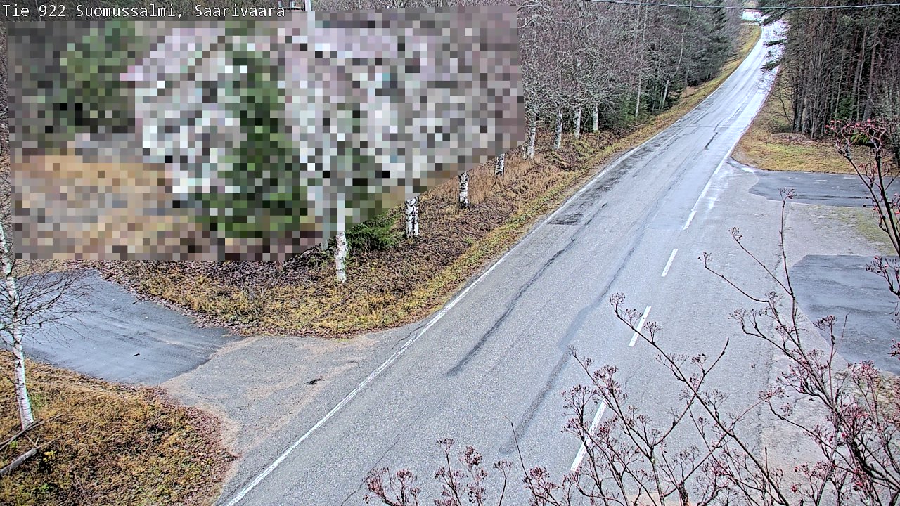 Kelikamerat Kuva Tie 843 Suomussalmi, Saarivaara, Suomussalmi, Kainuu