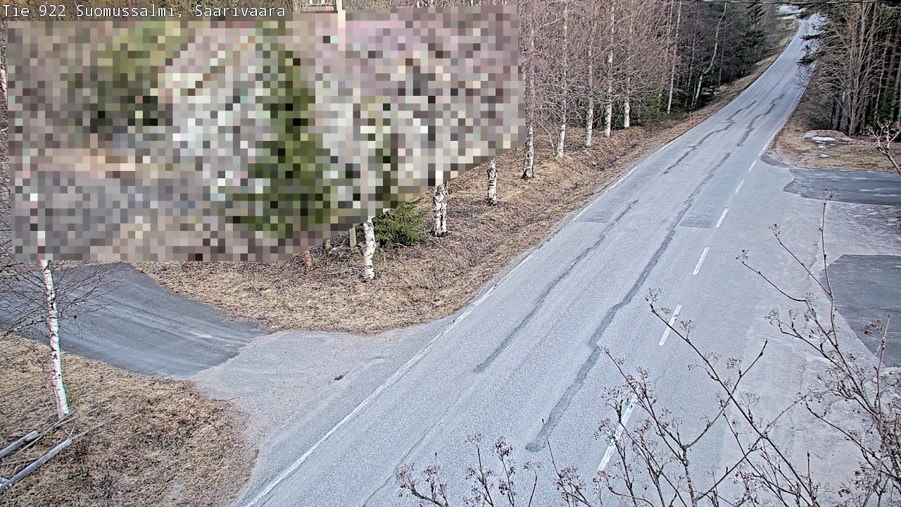 Weather Camera Image Road 950 843 Suomussalmi, Saarivaara, Suomussalmi, Kainuu