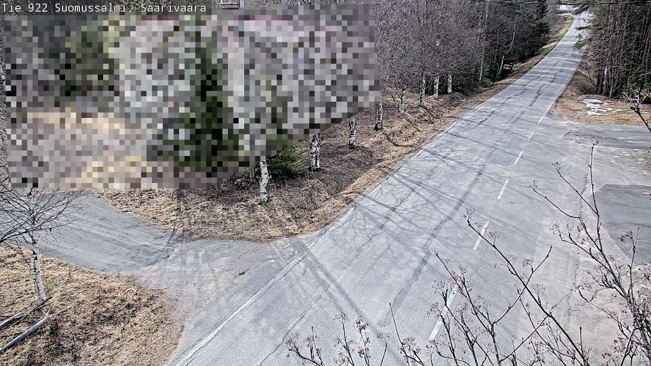 Weather Camera Image Road 950 843 Suomussalmi, Saarivaara, Suomussalmi, Kainuu