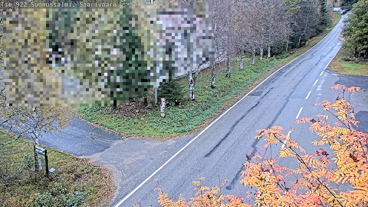 Weather Camera Image Road 950 843 Suomussalmi, Saarivaara, Suomussalmi, Kainuu