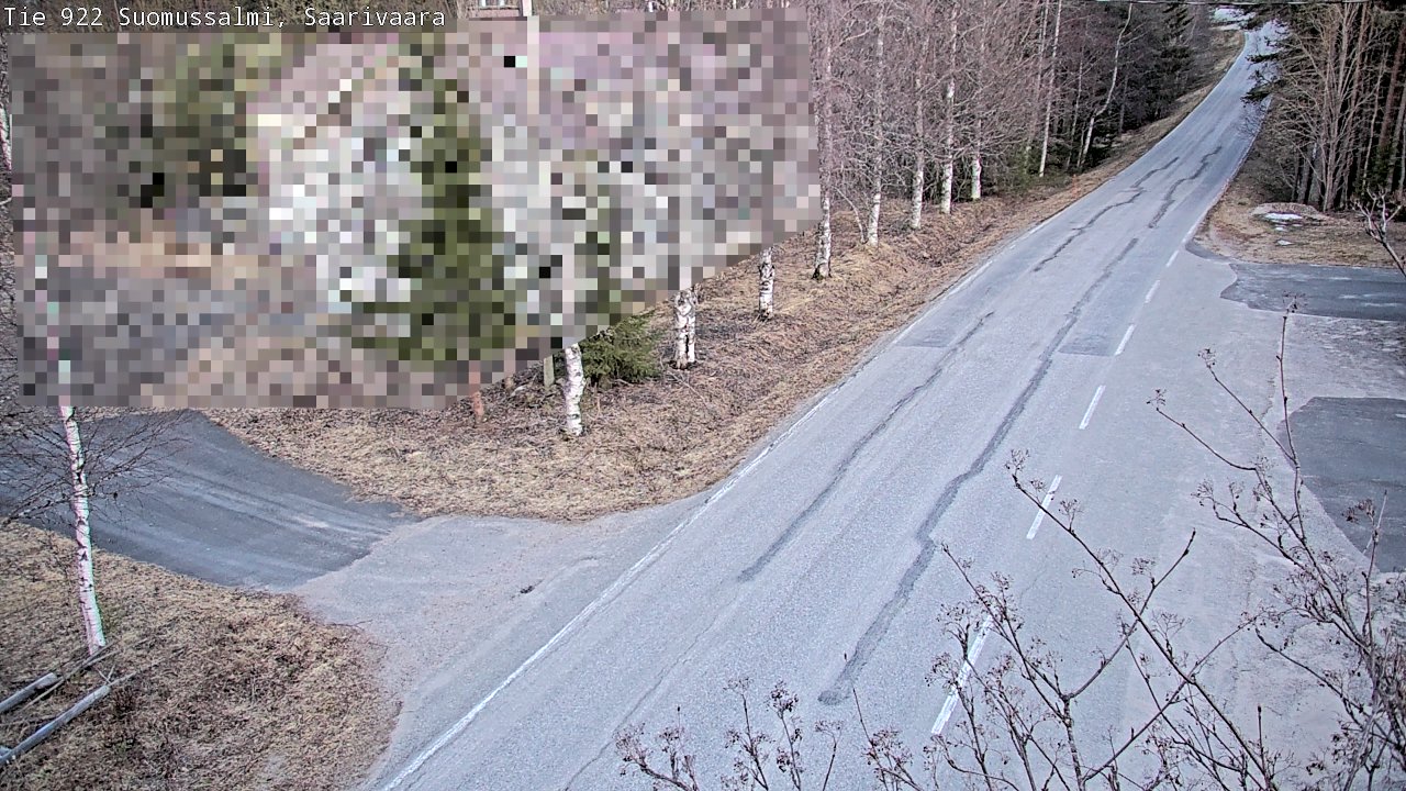 Weather Camera Image Road 950 843 Suomussalmi, Saarivaara, Suomussalmi, Kainuu