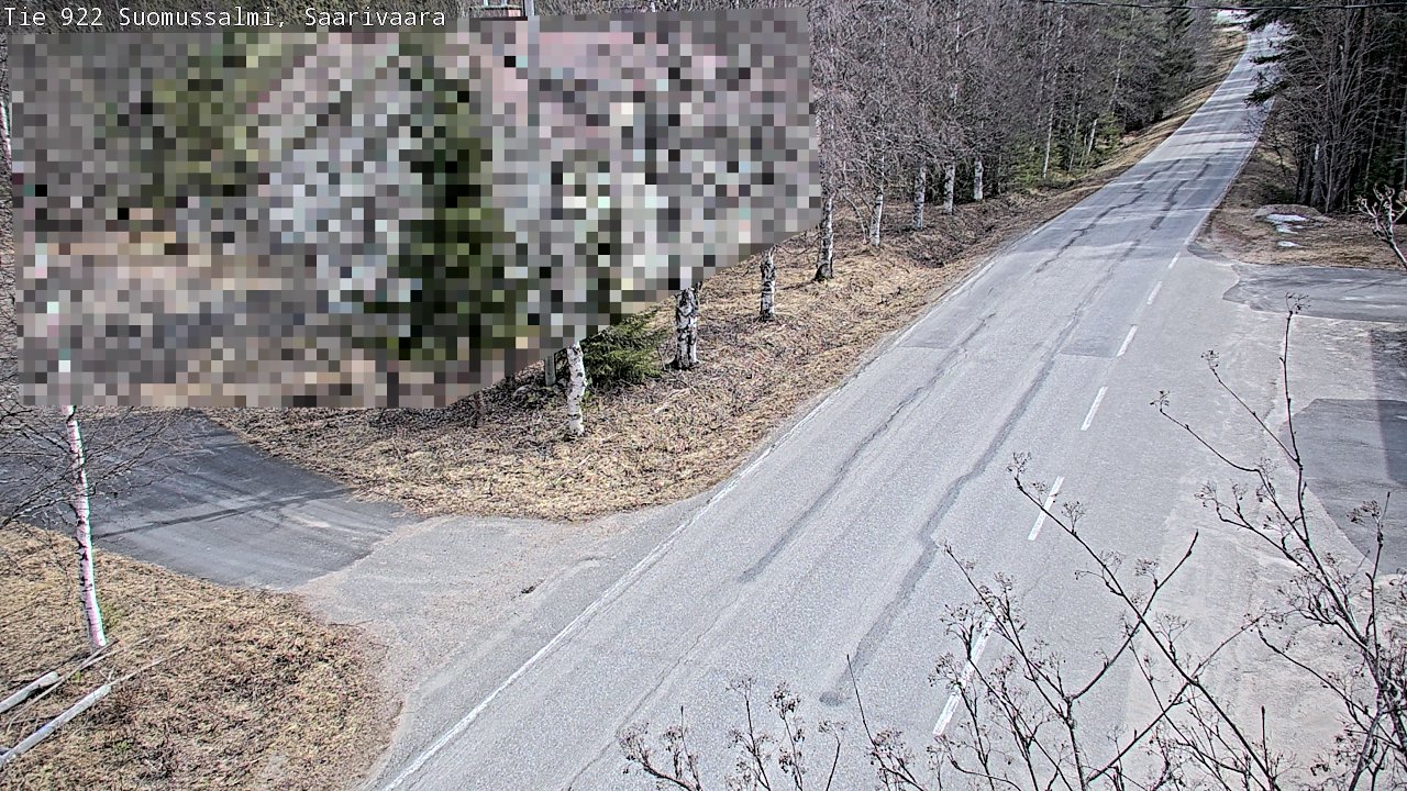 Weather Camera Image Road 950 843 Suomussalmi, Saarivaara, Suomussalmi, Kainuu