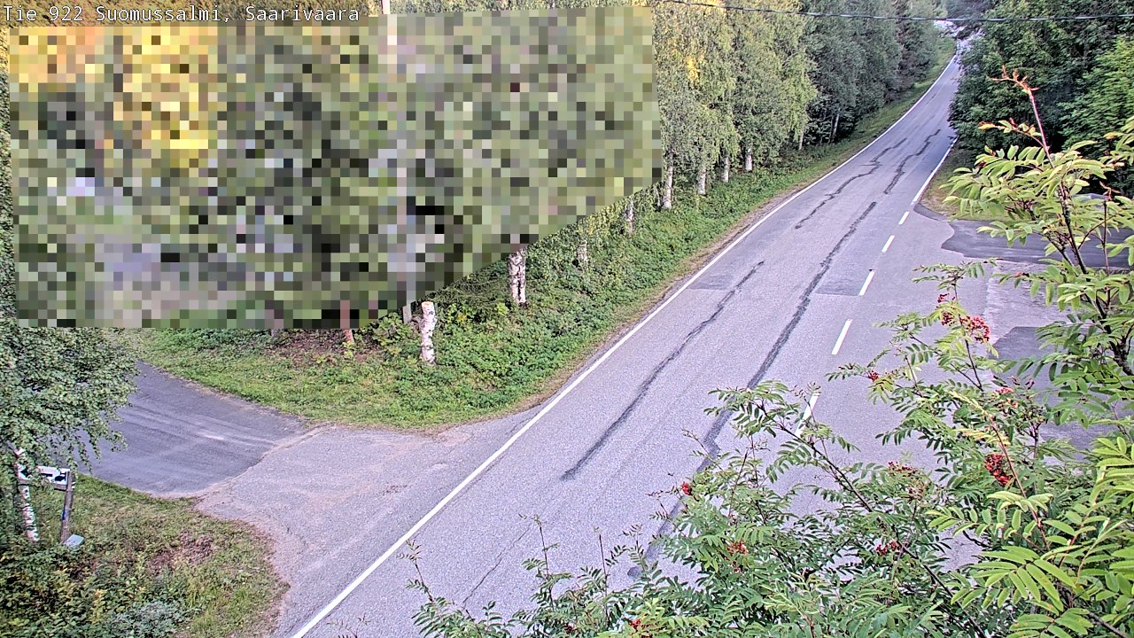Kelikamerat Kuva Tie 843 Suomussalmi, Saarivaara, Suomussalmi, Kainuu