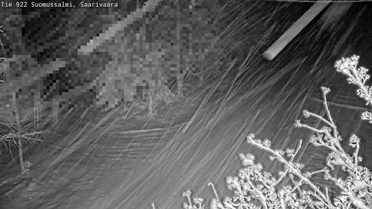 Weather Camera Image Road 950 843 Suomussalmi, Saarivaara, Suomussalmi, Kainuu
