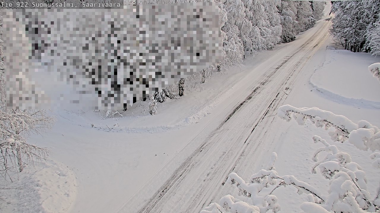 Weather Camera Image Road 950 843 Suomussalmi, Saarivaara, Suomussalmi, Kainuu