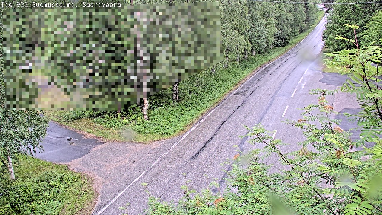 Weather Camera Image Road 950 843 Suomussalmi, Saarivaara, Suomussalmi, Kainuu