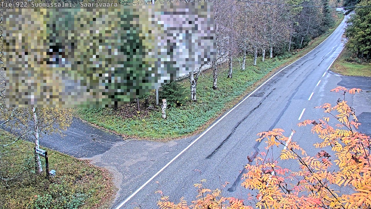 Weather Camera Image Road 950 843 Suomussalmi, Saarivaara, Suomussalmi, Kainuu