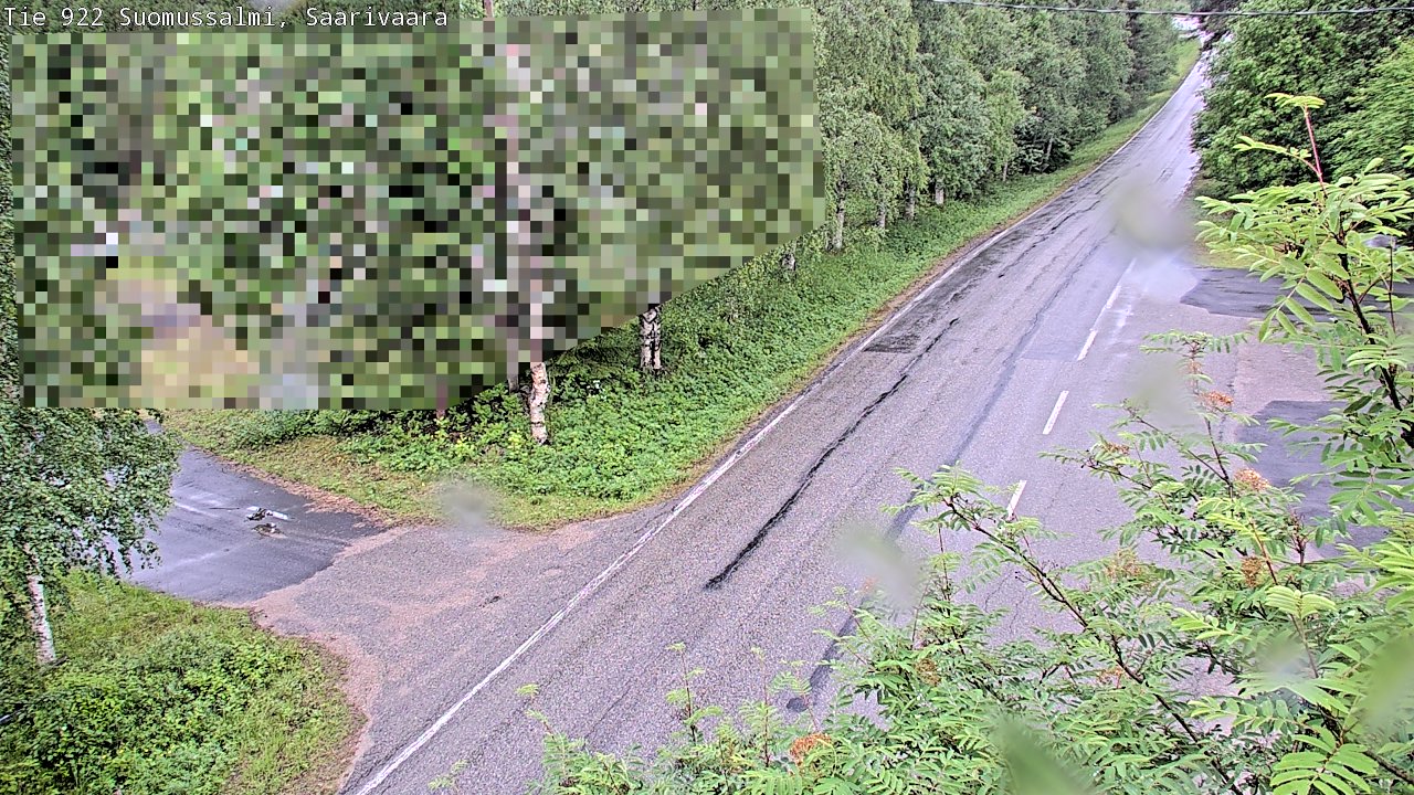 Weather Camera Image Road 950 843 Suomussalmi, Saarivaara, Suomussalmi, Kainuu