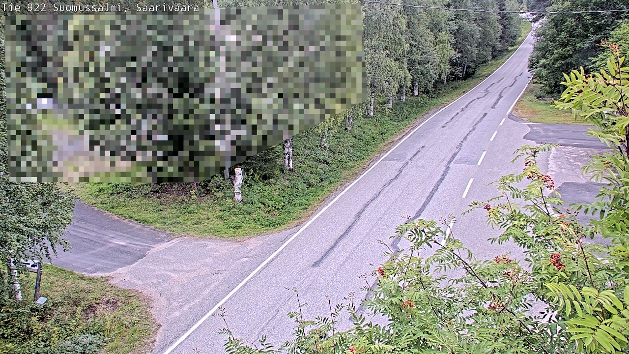 Kelikamerat Kuva Tie 843 Suomussalmi, Saarivaara, Suomussalmi, Kainuu