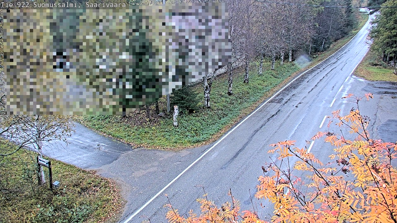 Weather Camera Image Road 950 843 Suomussalmi, Saarivaara, Suomussalmi, Kainuu