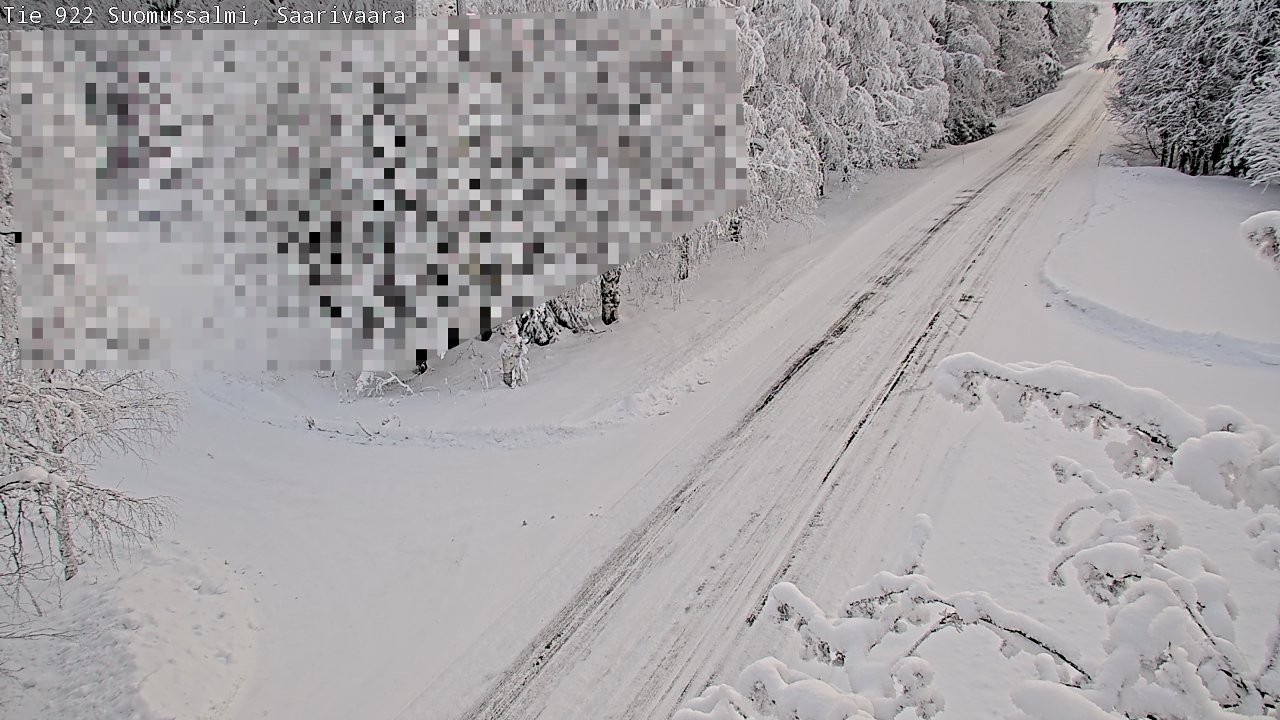 Weather Camera Image Road 950 843 Suomussalmi, Saarivaara, Suomussalmi, Kainuu