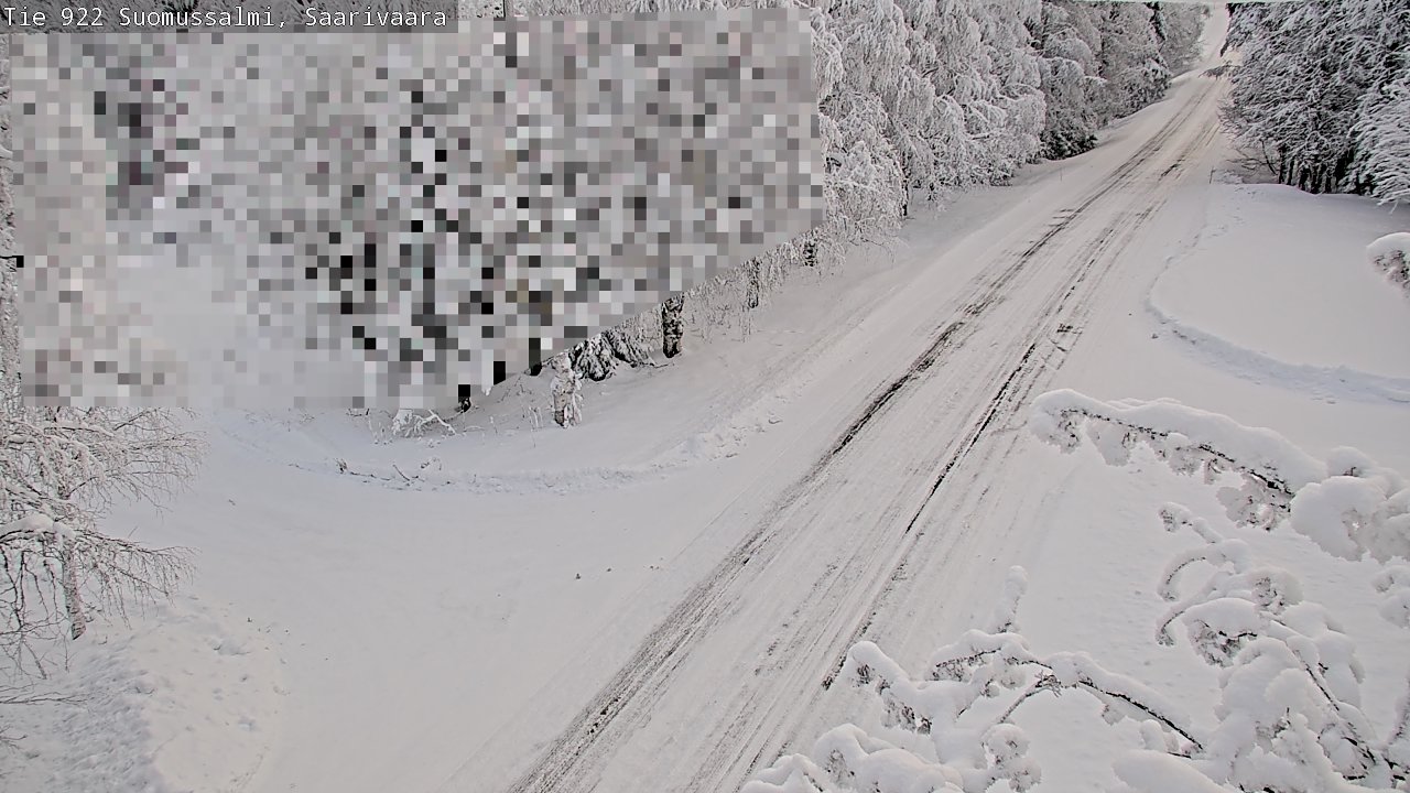 Weather Camera Image Road 950 843 Suomussalmi, Saarivaara, Suomussalmi, Kainuu