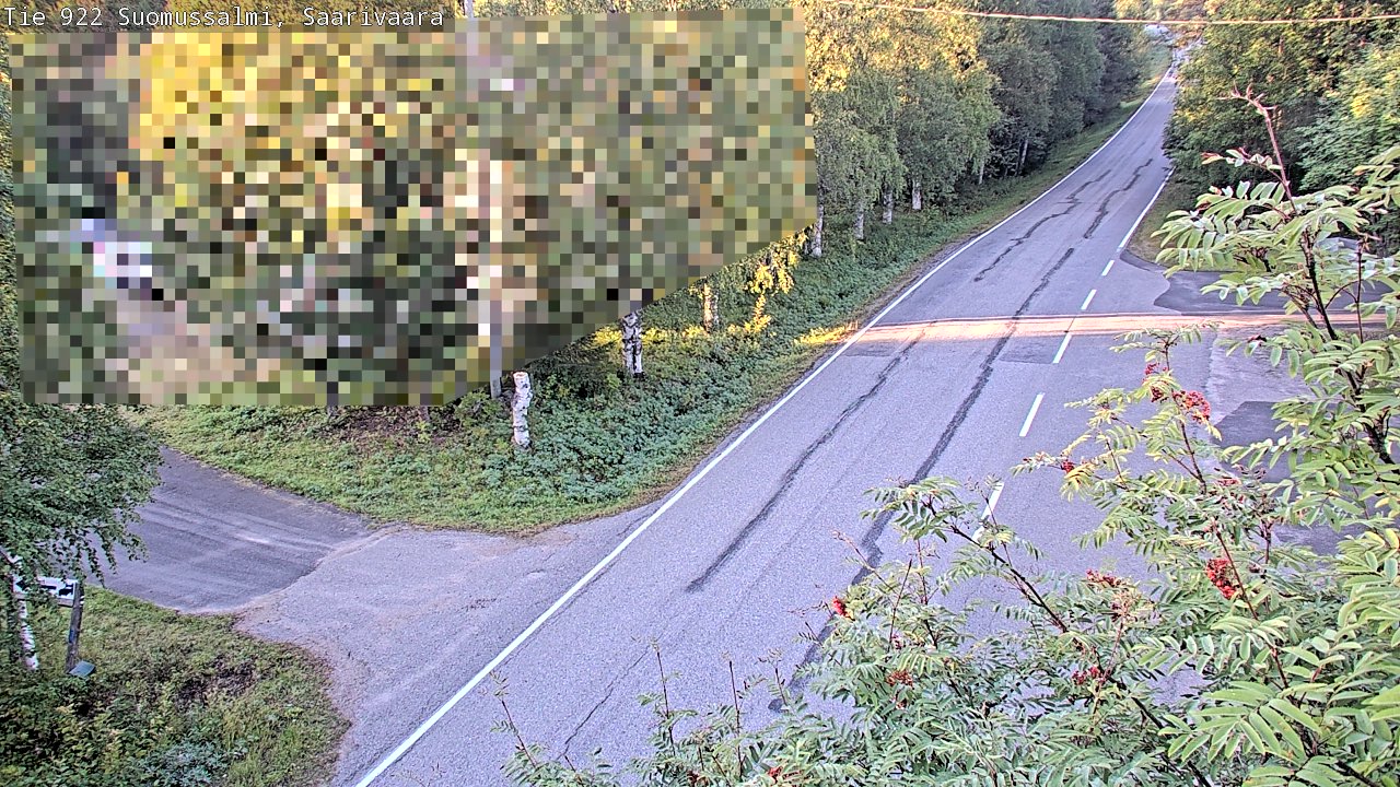 Weather Camera Image Road 950 843 Suomussalmi, Saarivaara, Suomussalmi, Kainuu