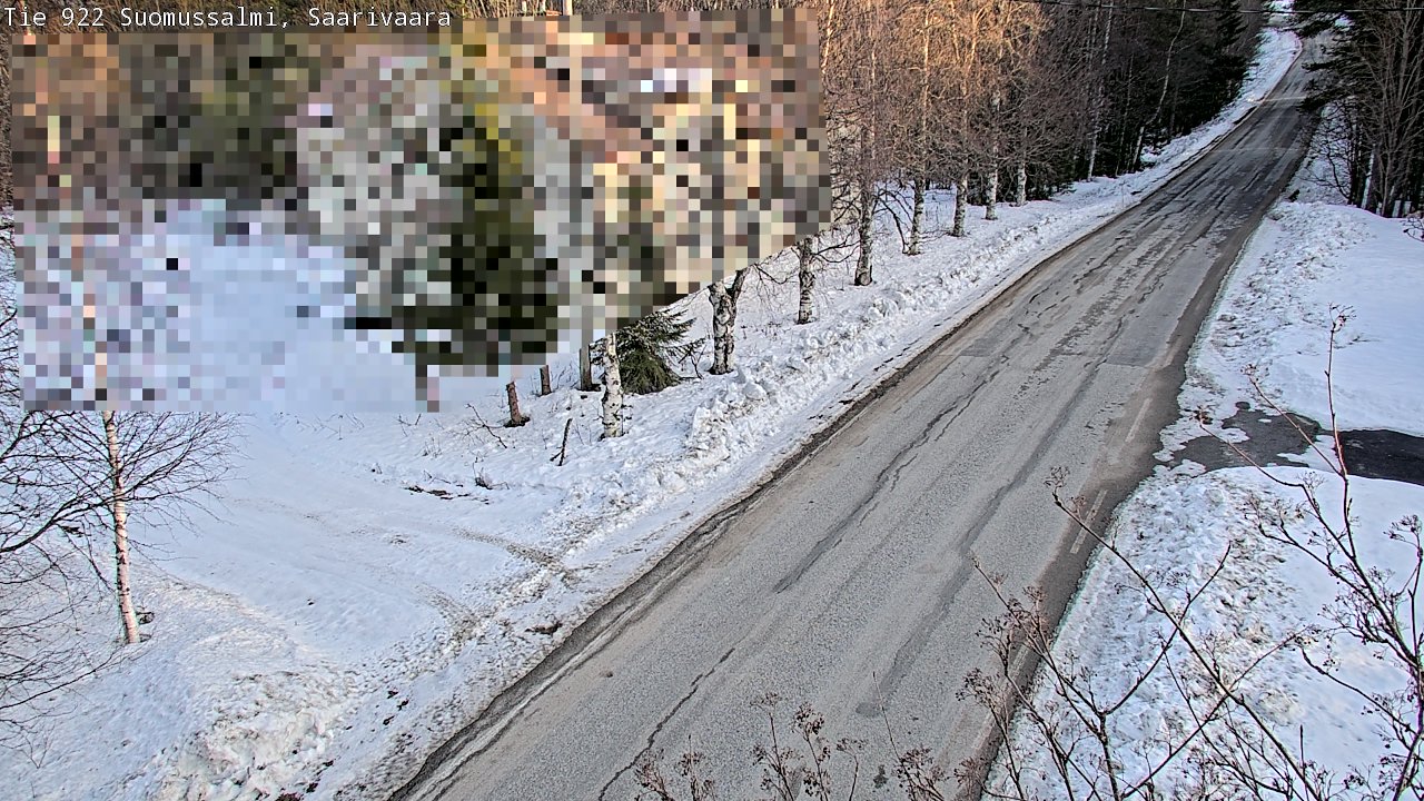 Weather Camera Image Road 950 843 Suomussalmi, Saarivaara, Suomussalmi, Kainuu