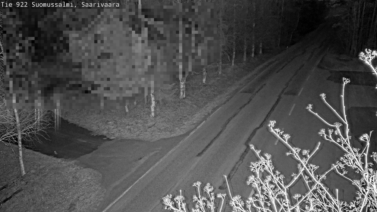 Weather Camera Image Road 950 843 Suomussalmi, Saarivaara, Suomussalmi, Kainuu