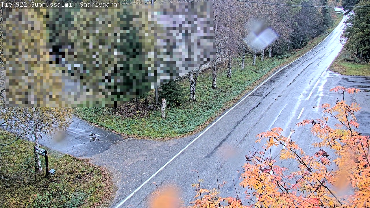 Weather Camera Image Road 950 843 Suomussalmi, Saarivaara, Suomussalmi, Kainuu
