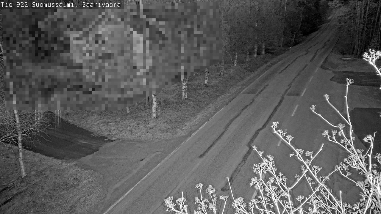 Weather Camera Image Road 950 843 Suomussalmi, Saarivaara, Suomussalmi, Kainuu