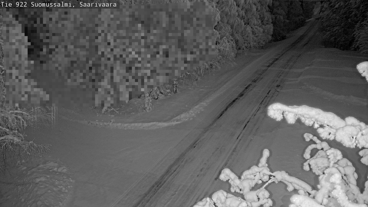 Weather Camera Image Road 950 843 Suomussalmi, Saarivaara, Suomussalmi, Kainuu