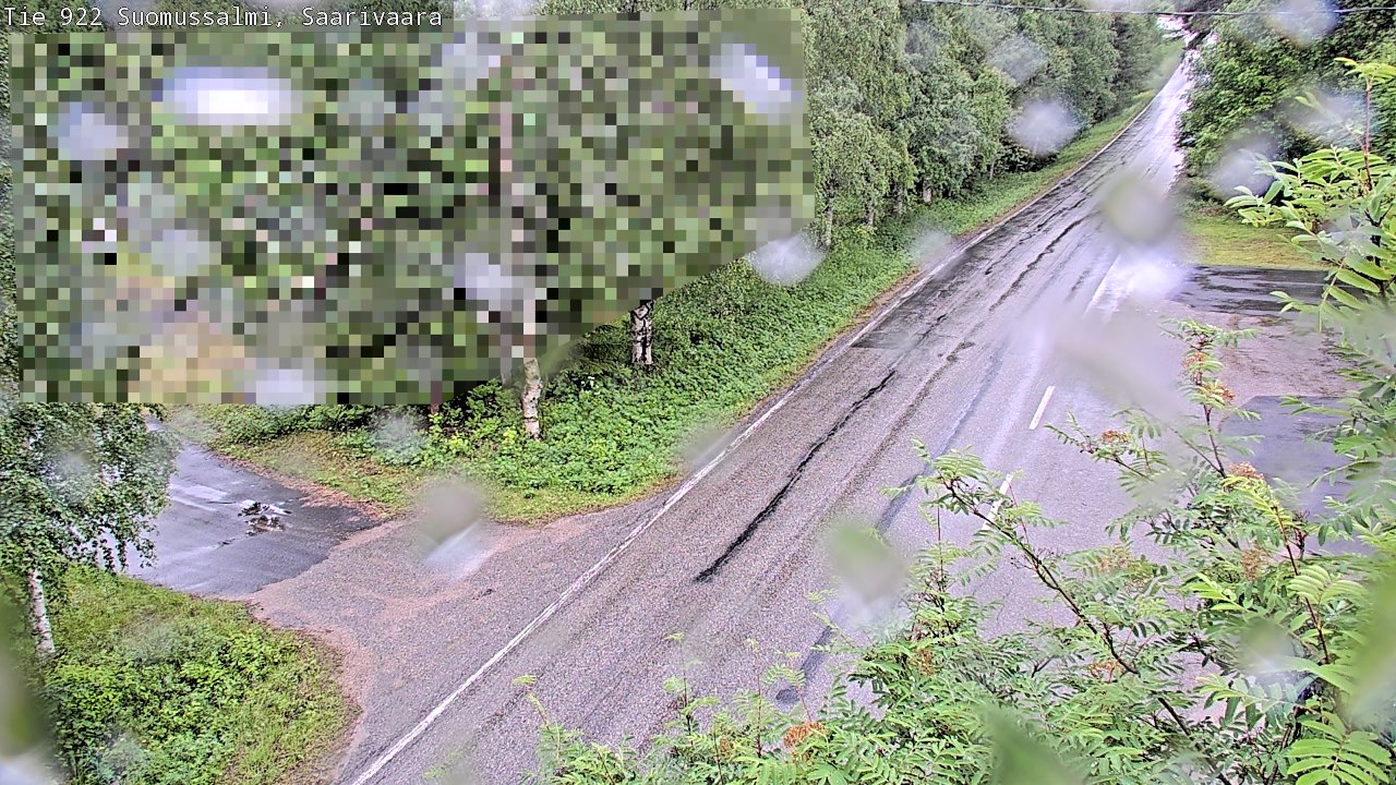 Weather Camera Image Road 950 843 Suomussalmi, Saarivaara, Suomussalmi, Kainuu