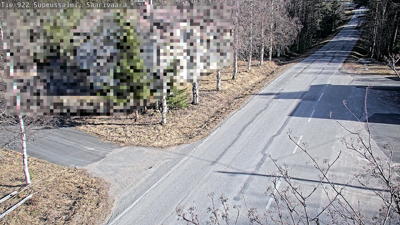 Weather Camera Image Road 950 843 Suomussalmi, Saarivaara, Suomussalmi, Kainuu