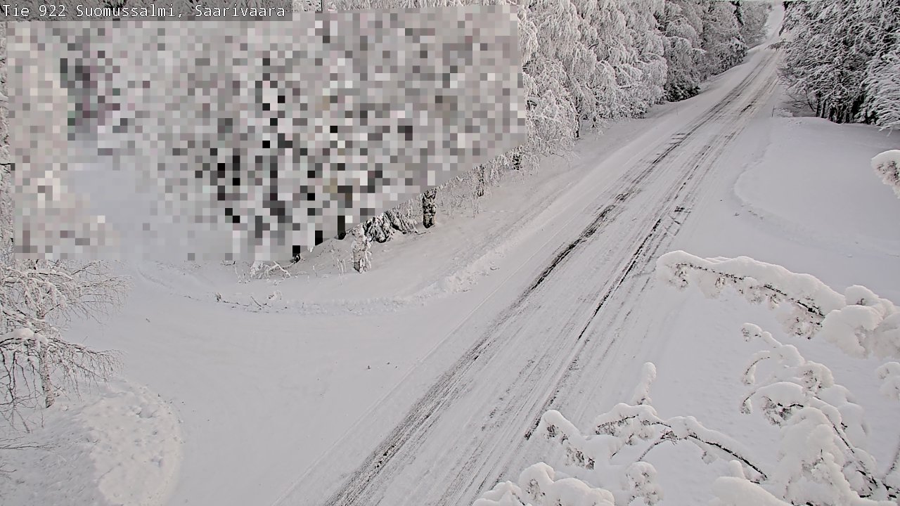 Weather Camera Image Road 950 843 Suomussalmi, Saarivaara, Suomussalmi, Kainuu