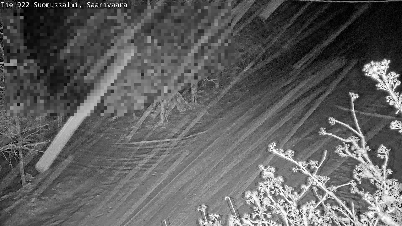 Weather Camera Image Road 950 843 Suomussalmi, Saarivaara, Suomussalmi, Kainuu