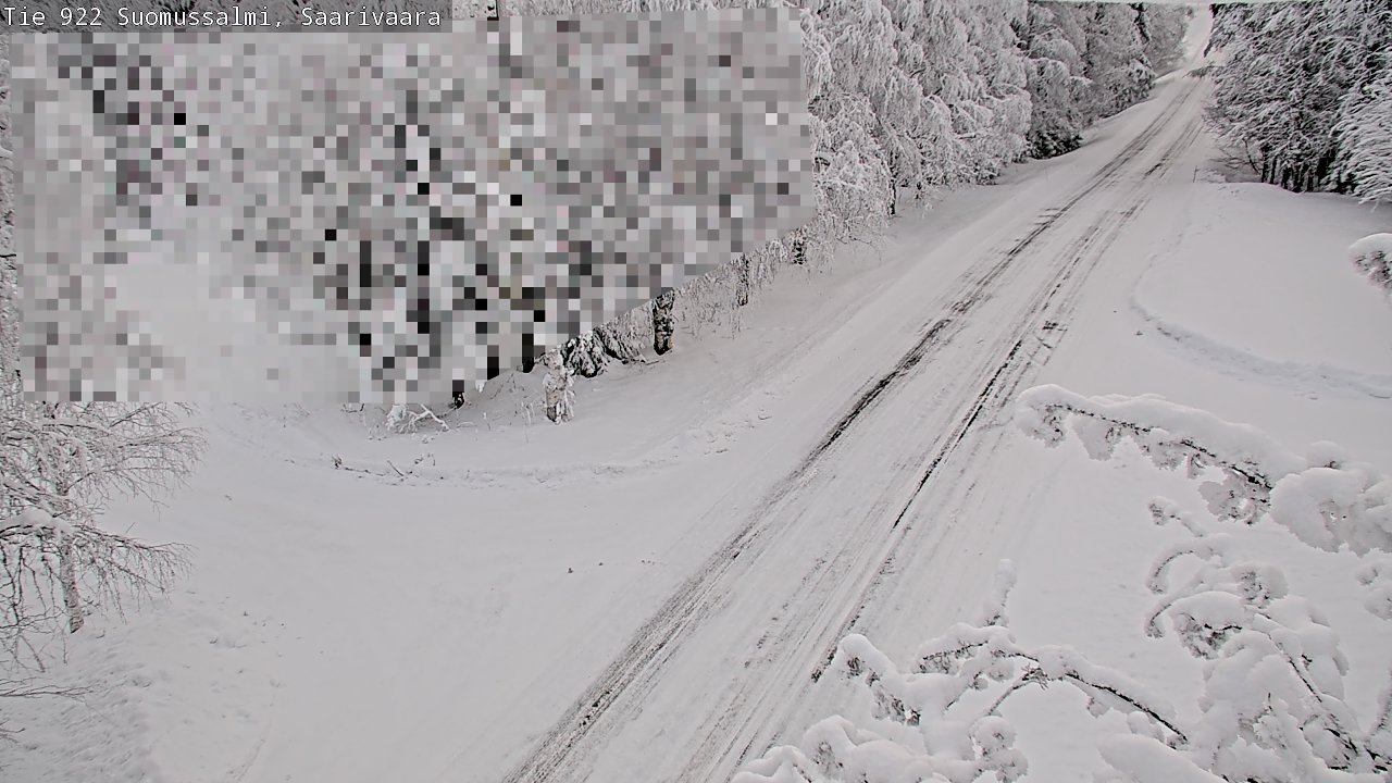 Weather Camera Image Road 950 843 Suomussalmi, Saarivaara, Suomussalmi, Kainuu