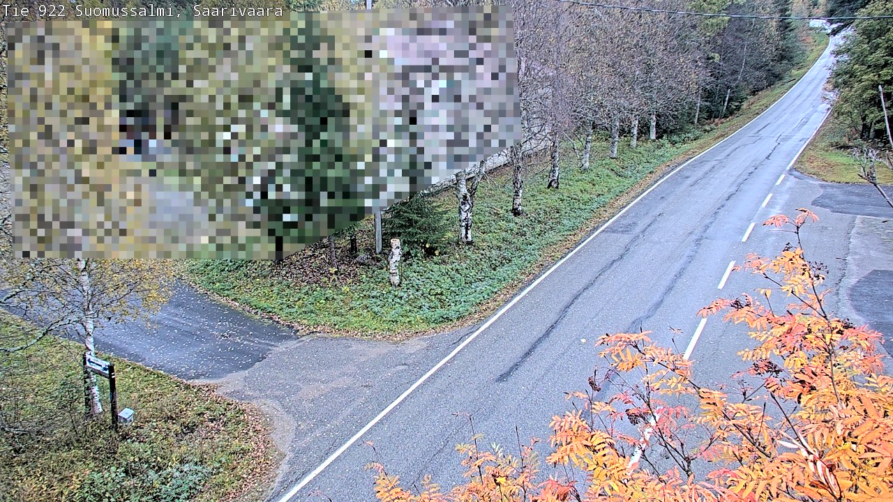 Weather Camera Image Road 950 843 Suomussalmi, Saarivaara, Suomussalmi, Kainuu