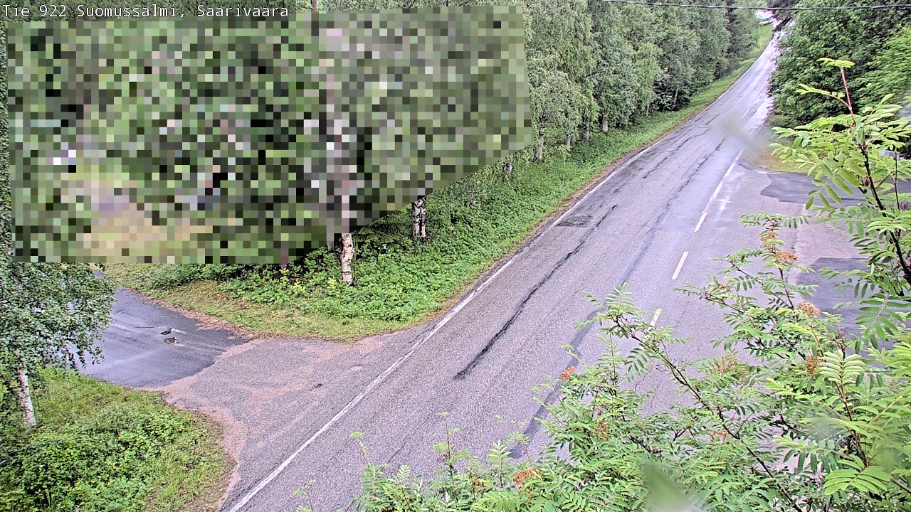 Weather Camera Image Road 950 843 Suomussalmi, Saarivaara, Suomussalmi, Kainuu